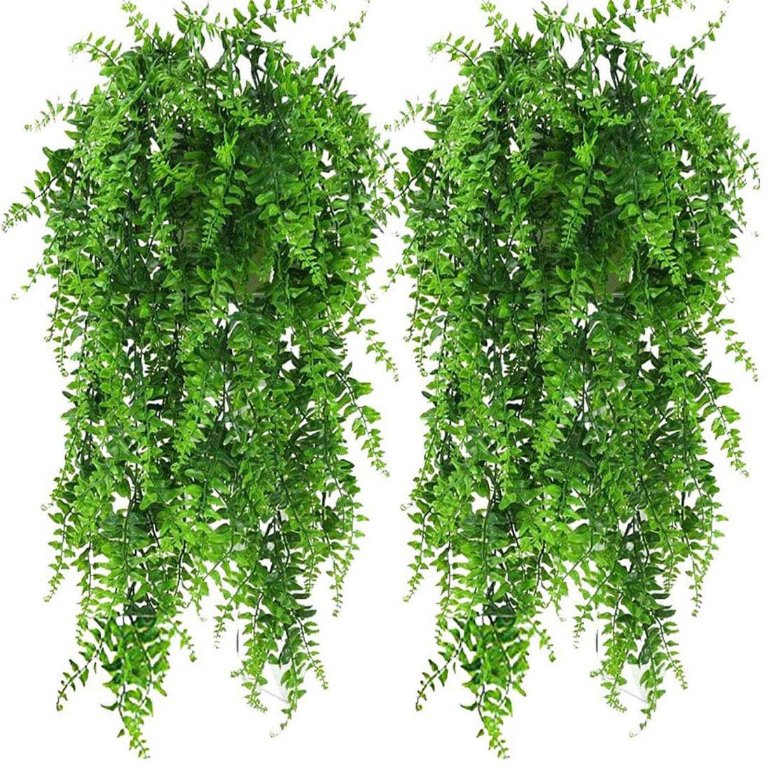 2 Pack 76cm Fake Plants Faux Artificial Eucalyptus Plants Home Garden Window Office Wedding Decoration