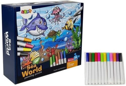 Sea World Painting Puzzle 24 Pieces-TAS_Rural