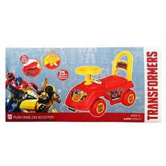 Hasbro Transformers Four Wheel Push Ride-On Car 3+-SA_Metro