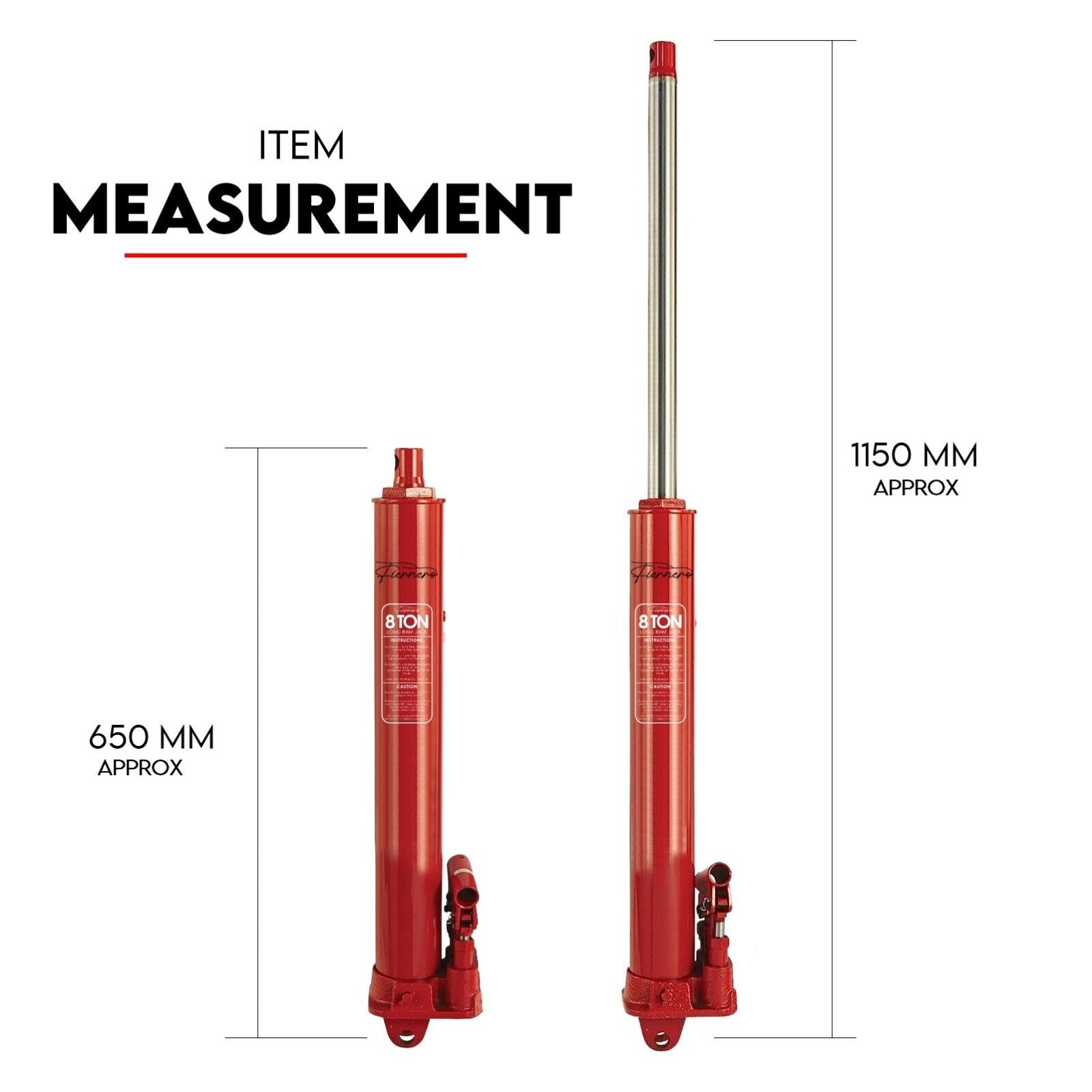 Hydraulic Long Ram 8 Ton-ACT