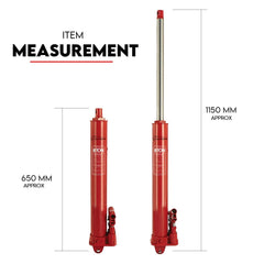 Hydraulic Long Ram 8 Ton-REMOTE