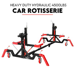 Car Rotisserie Hydraulic Auto Body Frame Boat Repair Restoration 4500LBS-REMOTE