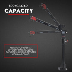 800kg Electric Hoist Winch Crane 12V Swivel Car Truck UTE Lift 360å¡ Pick Up-VIC_Rural