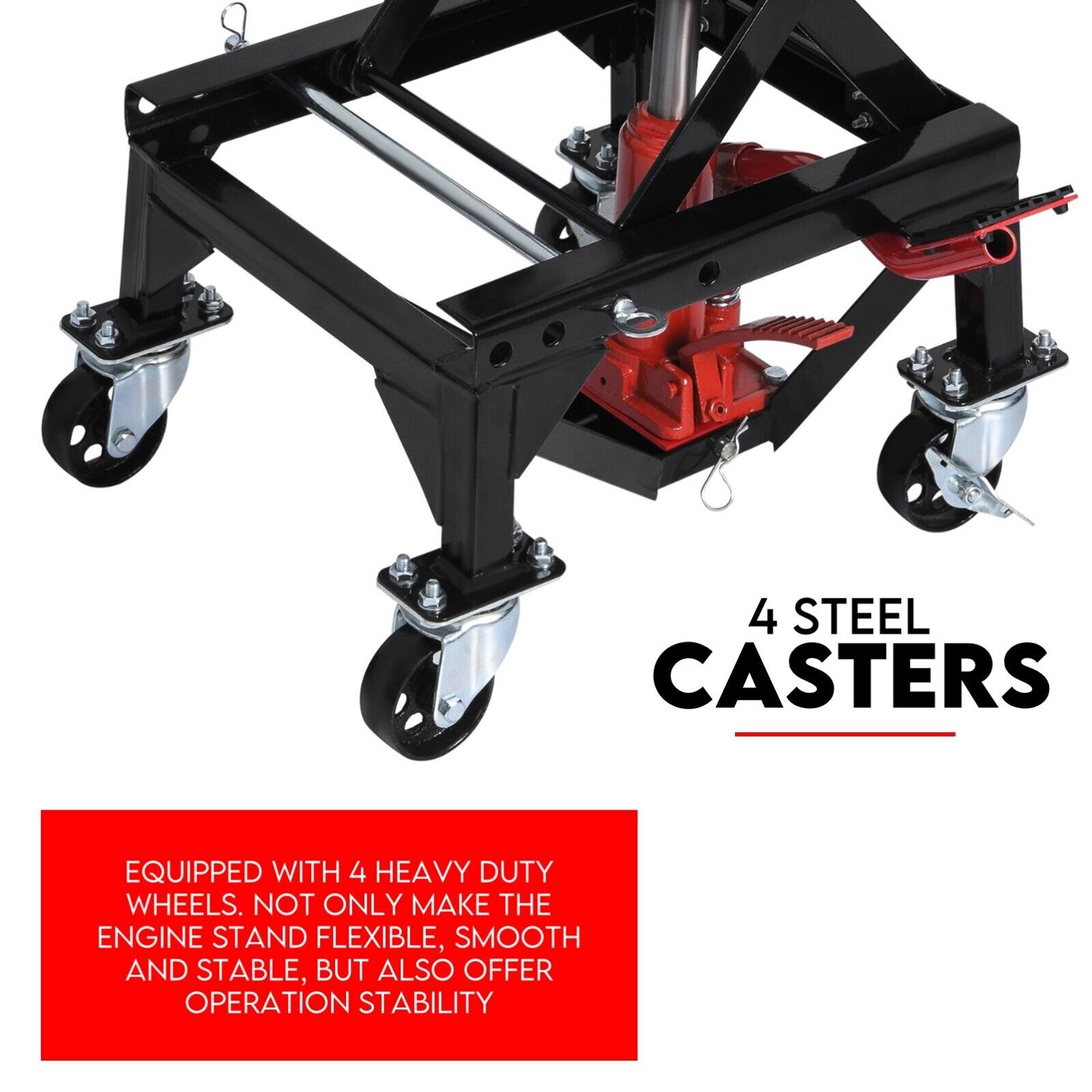 Motorcycle Scissor Lift Stand 135kg Hydraulic Motorbike Lifter Dirt Bike Jack-NT_Rural