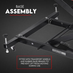 Motorcycle Lift 500kg Table Hydraulic Air Bike Jack Mechanic Stand Hoist Lifter-NSW_Rural