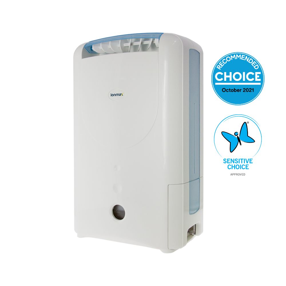 Ionmax ION612 7L/day Desiccant Dehumidifier CHOICE Recommended & Sensitive Choice Approved-ACT