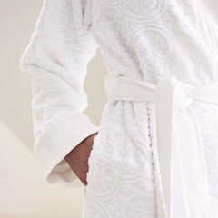 PIP Studio Mosaic de Pip White Cotton Bathrobe XX-Large