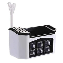 Multifunction Kitchen Utensils Condiment Storage Rack Seasoning Storage Box-NT_Rural