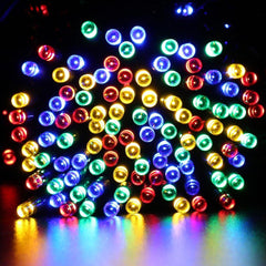 Solar Fairy String Led Lights 12M-32M Outdoor Garden Christmas Party Decor(12M100Led)-NT_Metro