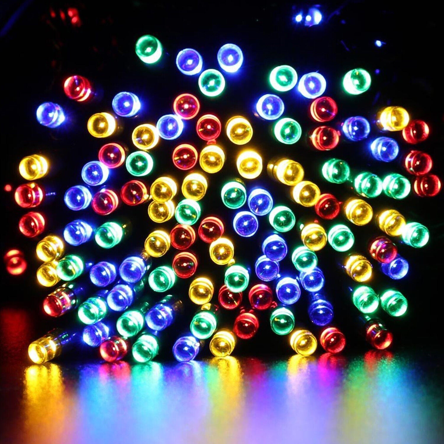 Solar Fairy String Led Lights 12M-32M Outdoor Garden Christmas Party Decor(12M100Led)-TAS_Rural