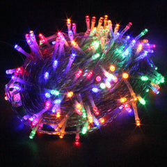 Solar Fairy String Led Lights 12M-32M Outdoor Garden Christmas Party Decor(12M100Led)-ACT