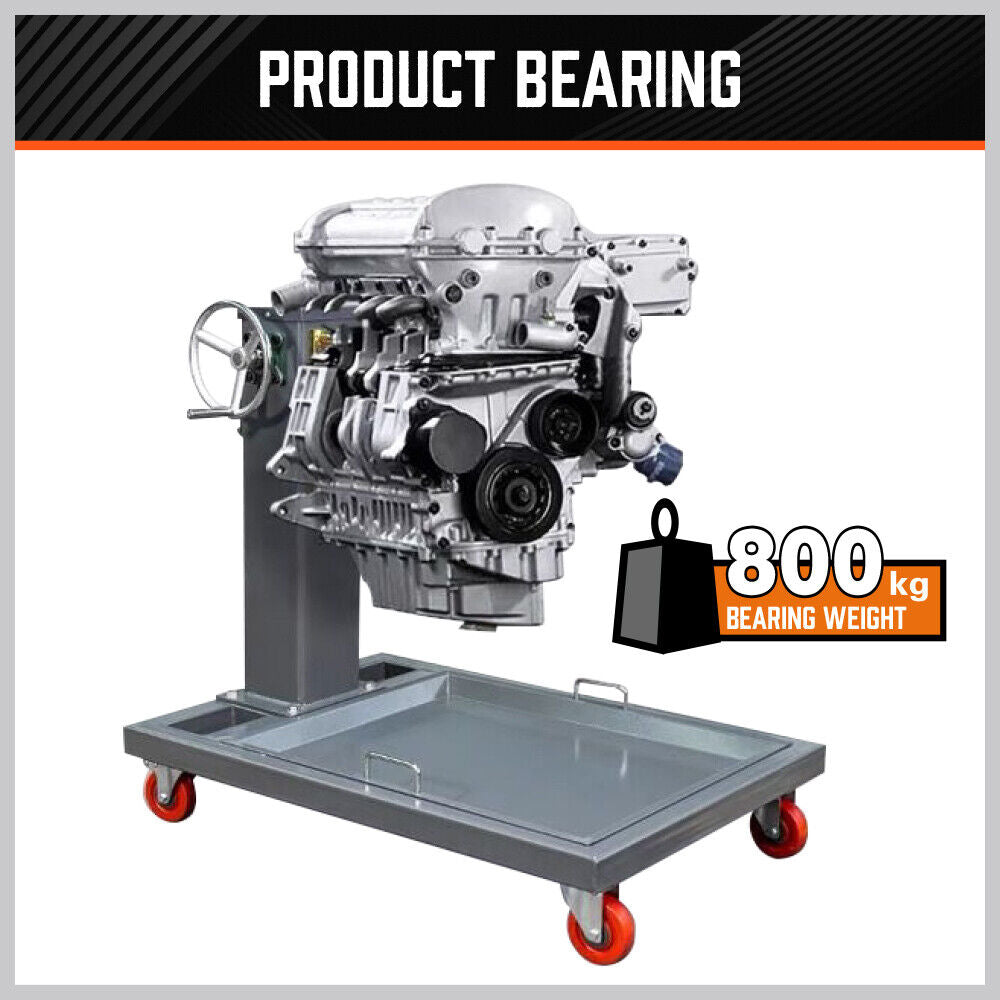 800kg Folding Engine Stand 1763lb Heavy Duty Workshop Auto Crane Hoist Motor-TAS_Rural