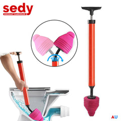 62cm High Pressure Toilet Unblock Toilet Pipe Plunger Bathrooms floor Drains