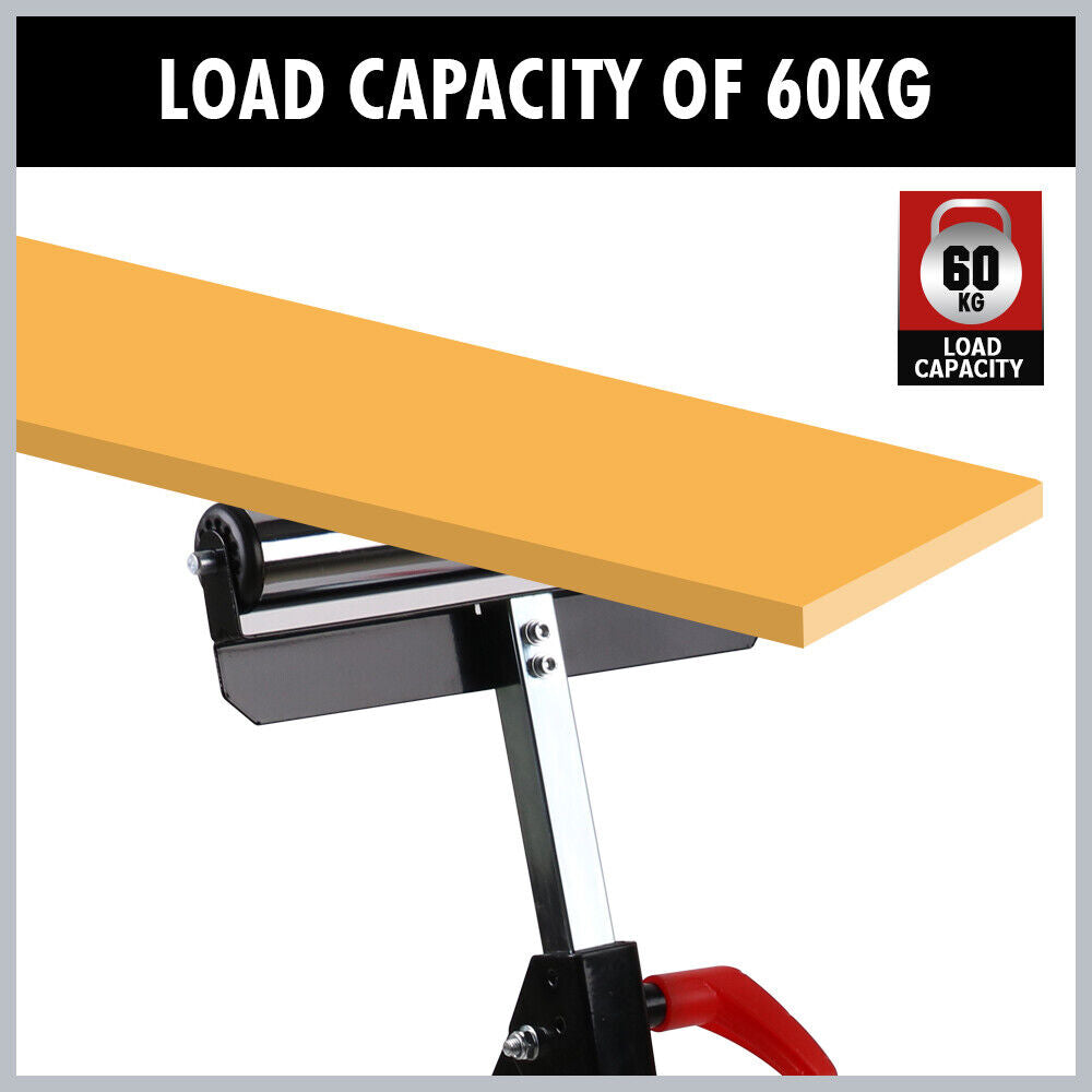 Foldable Roller Support Stand Adjustable Bench Holder 67-110cm Heavy Duty Steel-ACT