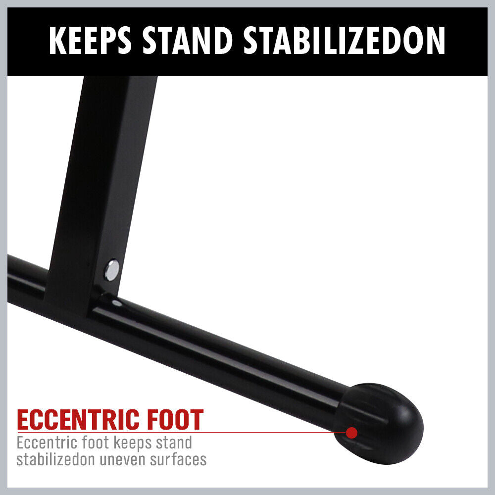 Foldable Roller Support Stand Adjustable Bench Holder 67-110cm Heavy Duty Steel-VIC_Metro