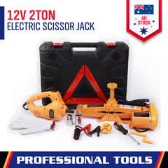 Electric Car Jack Floor 2 Ton Electric Scissor Jack Car Repair Tool Heavy Duty-NSW_Rural