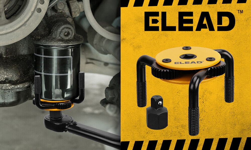 ELEAD 3" to 5-1/2" Oil Filter Wrench Set Oil Filter Removal Tool Automotive Use-SA_Metro