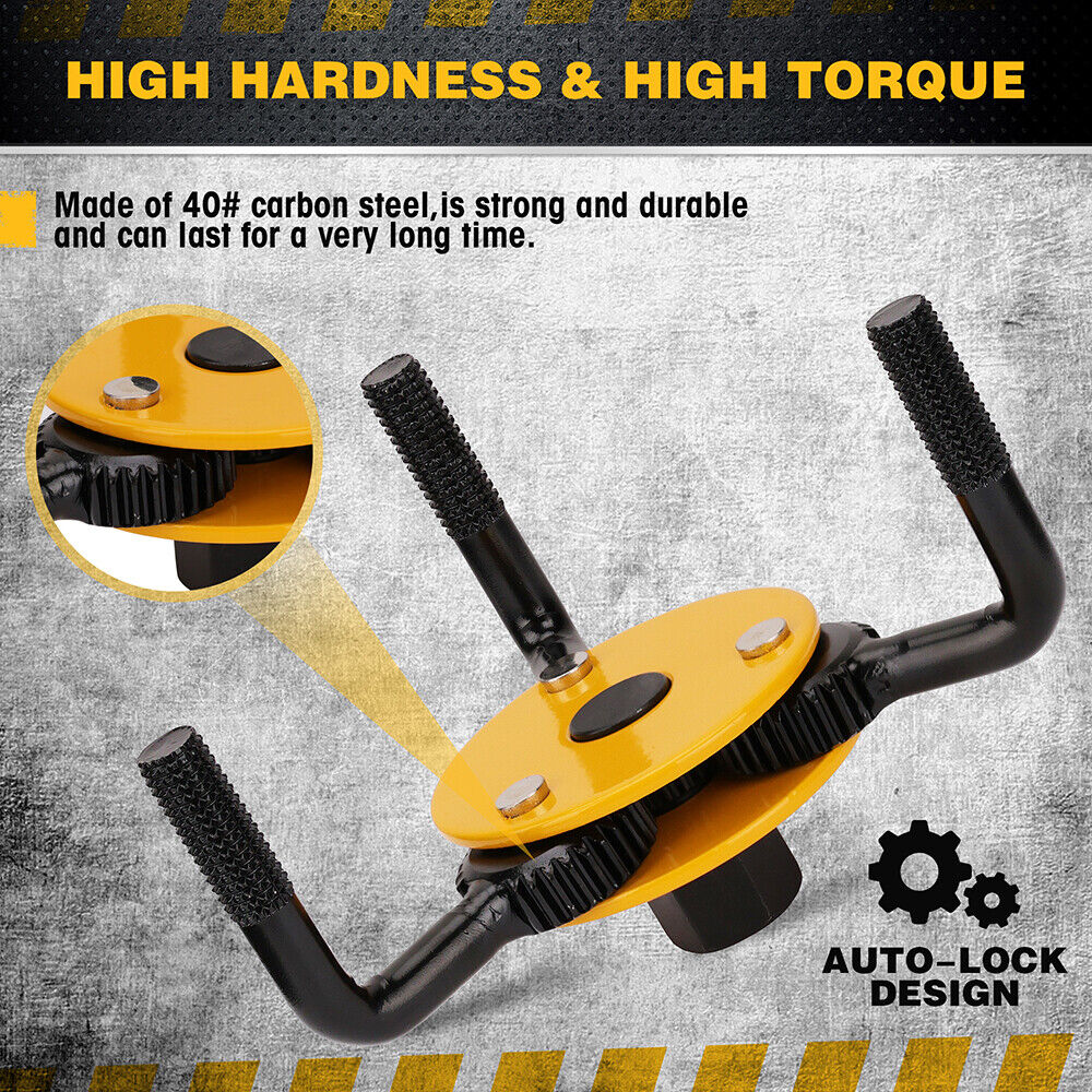 ELEAD 3" to 5-1/2" Oil Filter Wrench Set Oil Filter Removal Tool Automotive Use-WA_Metro