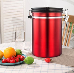 1.2L Storage Container with Spoon Red-SA_Metro