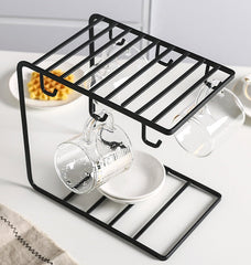 Cup Mug Holder Plate Rack Stand-QLD_Rural