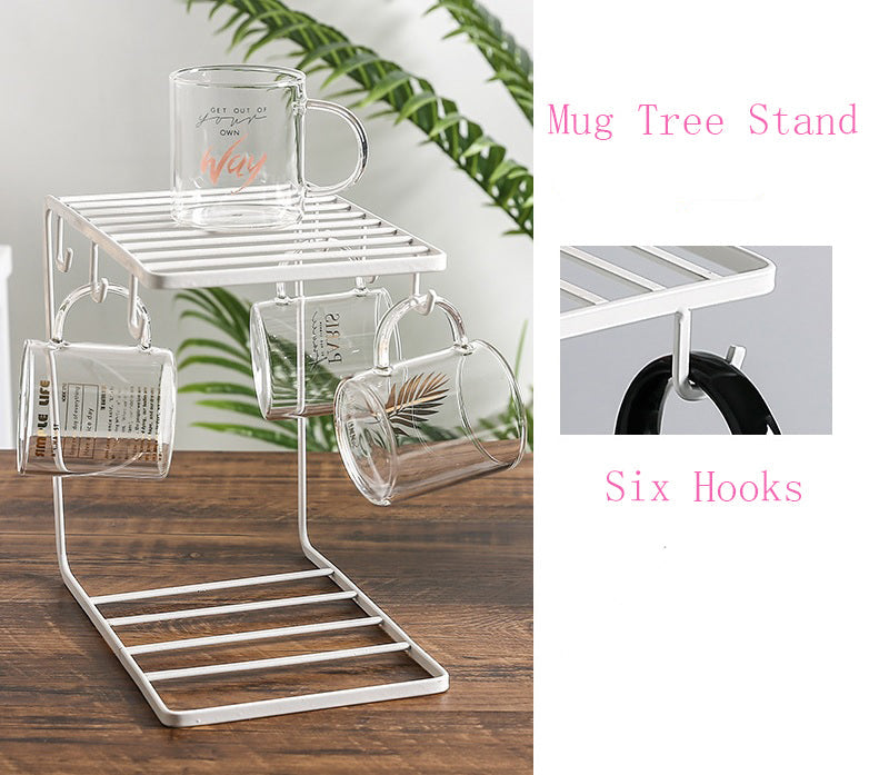 Cup Mug Holder Plate Rack Stand-NT_Rural