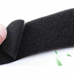 Magic Cable Ties Reusable Winder Coded Organiser Cords Hook Loop Black - 20*200mm  50PCS