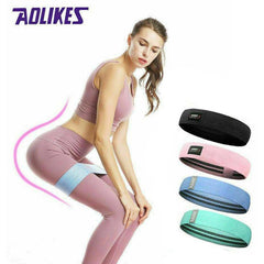 8x64CM Resistance Booty Bands Hip Circle Loop Bands Gym Home Exercise Women - Green