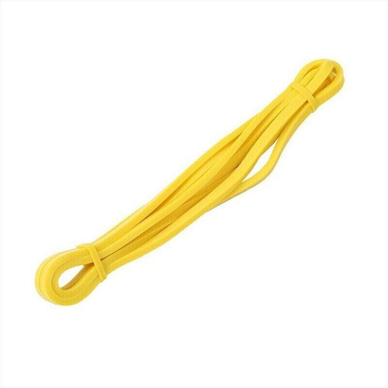 Heavy Duty Resistance Yoga Band Loop Exercise Fitness Workout Band Gym Band - Yellow 5-15 lbs (6.4mm*2080mm)
