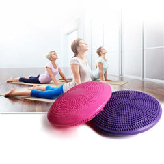 Balance Stability Cushion Wobble Air Disc Ankle Knee Strength Rehab Exercise - Green