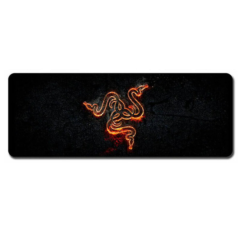 Gaming Keyboard and Mouse Pad Extended Desk Mat 800x300mm Non Slip Base - 10