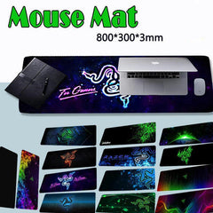Gaming Keyboard and Mouse Pad Extended Desk Mat 800x300mm Non Slip Base - 16