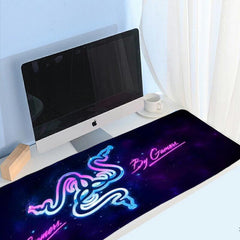 Gaming Keyboard and Mouse Pad Extended Desk Mat 800x300mm Non Slip Base - 16