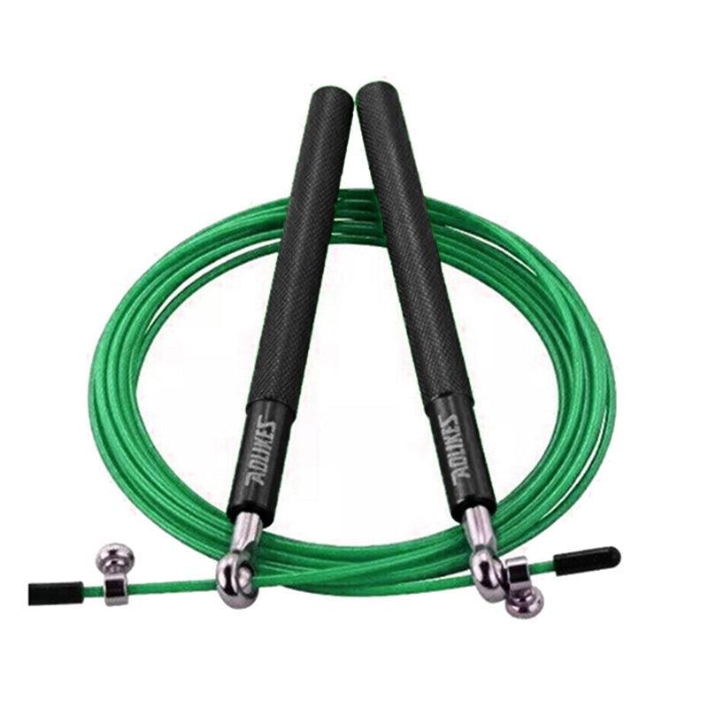 Aolikes Adjustable High Speed Steel Skipping Jump Rope Dual Bearings Gym Boxing - Orange