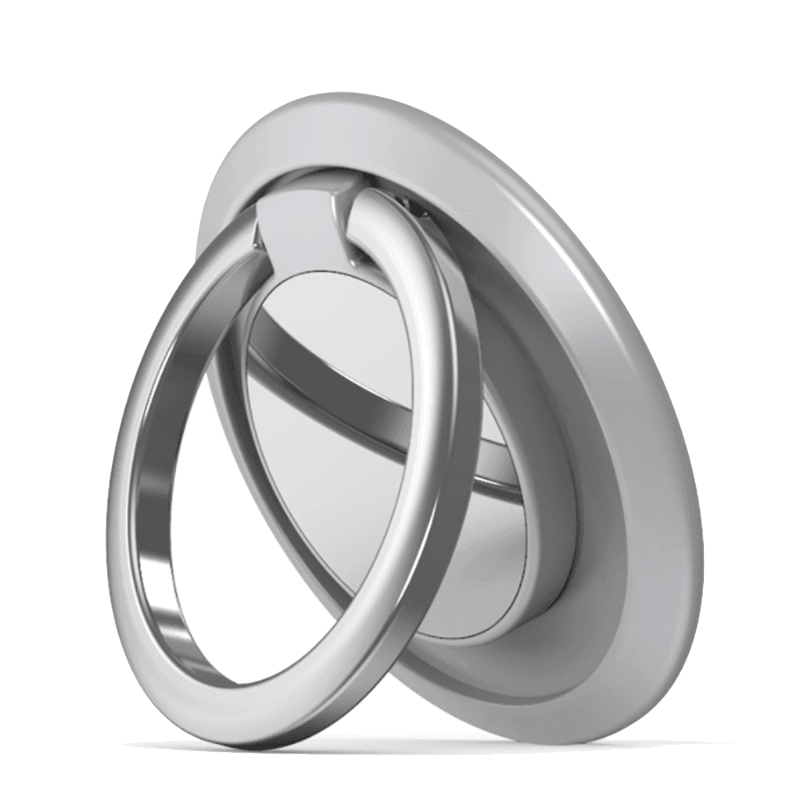 Iring Phone Ring Finger Holder Stand Car Mount Hook For Iphone Ipad Mobile Grip - B3- Blue Grey
