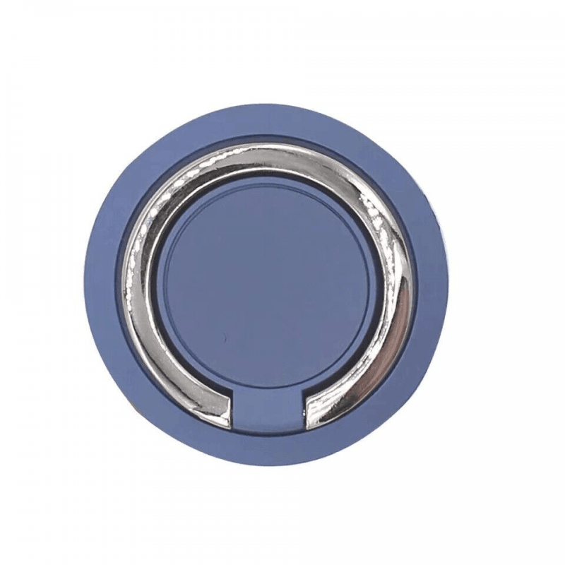 Iring Phone Ring Finger Holder Stand Car Mount Hook For Iphone Ipad Mobile Grip - B3- Blue Grey