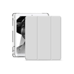 Shockproof Silicone iPad Air 3 Cover with Pencil Slot and Smart Wake - Lavender Grey