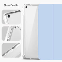 Shockproof Silicone iPad Air 3 Cover with Pencil Slot and Smart Wake - Lavender Grey
