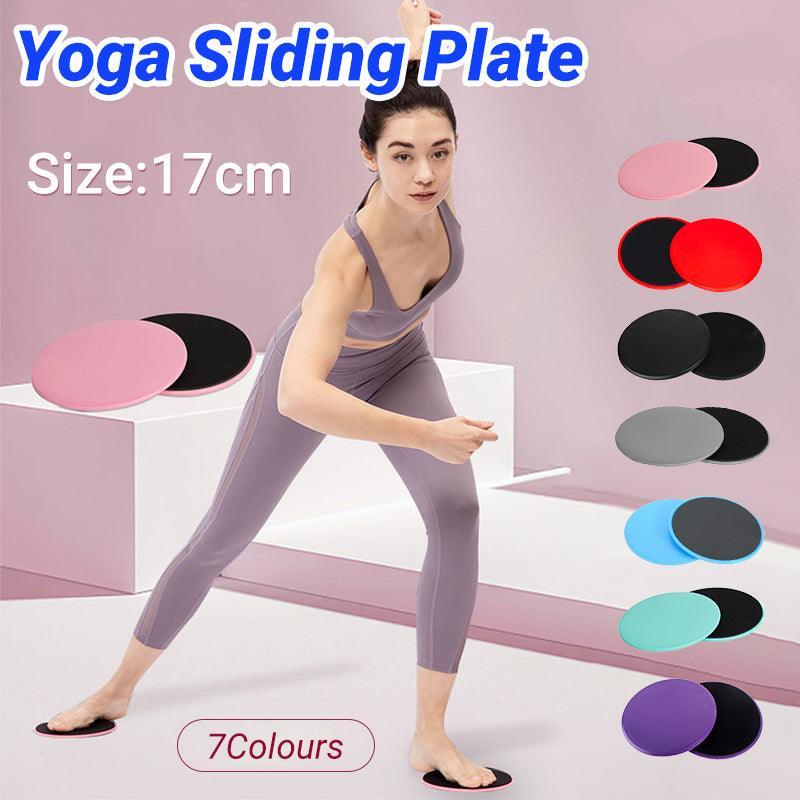 2PCS Core Sliding Discs Fitness Sliders for Home Gym Yoga Gliding Exercise 17cm - Blue