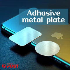 2X/8X Metal Plate Disc For Magnet Magnetic Car Dash Phone Gps Mount Stand Holder - 2x (1 Rectangular+1 Round)