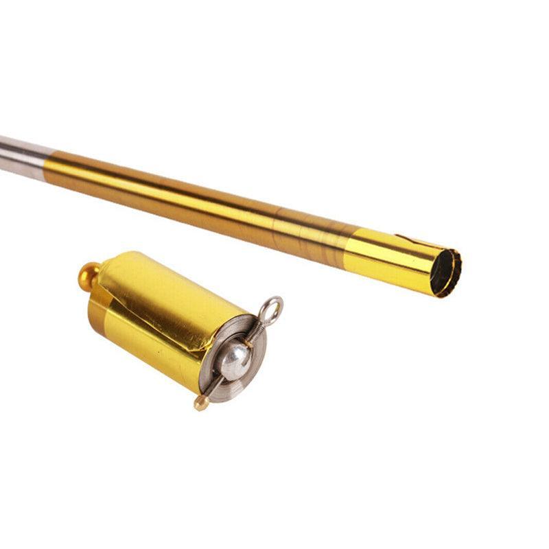 Magic Telescopic Portable Martial Arts Metal Pocket Staff Pocket 110Cm-150Cm - Gold 1.5M
