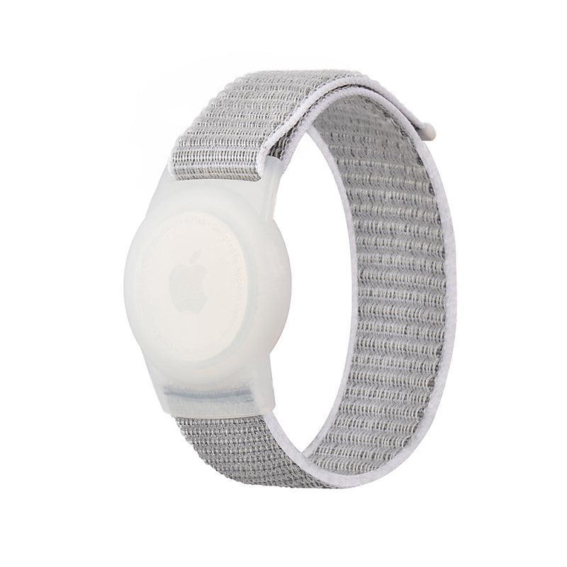 For Apple Airtag Case Protective Cover Wristband Nylon Air Tag Band Anti-Lost S Size - Blue