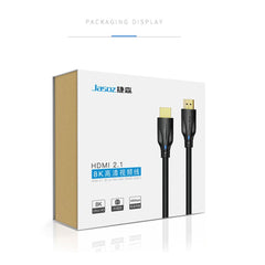 Jasoz 8K Ultra Hd Premium Hdmi Cable V2.1 3D High Speed Braided Ethernet 1 2 3M - 1.5 m