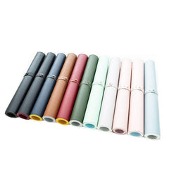 60*30Cm Leather Mouse Pad Gaming Waterproof Mousepad Desk Mat Anti-Slip Rubber - Light Blue