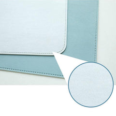 Large Leather Mouse Pad 80x40cm Desk Mat Gaming Extended Waterproof Anti Slip - Grey