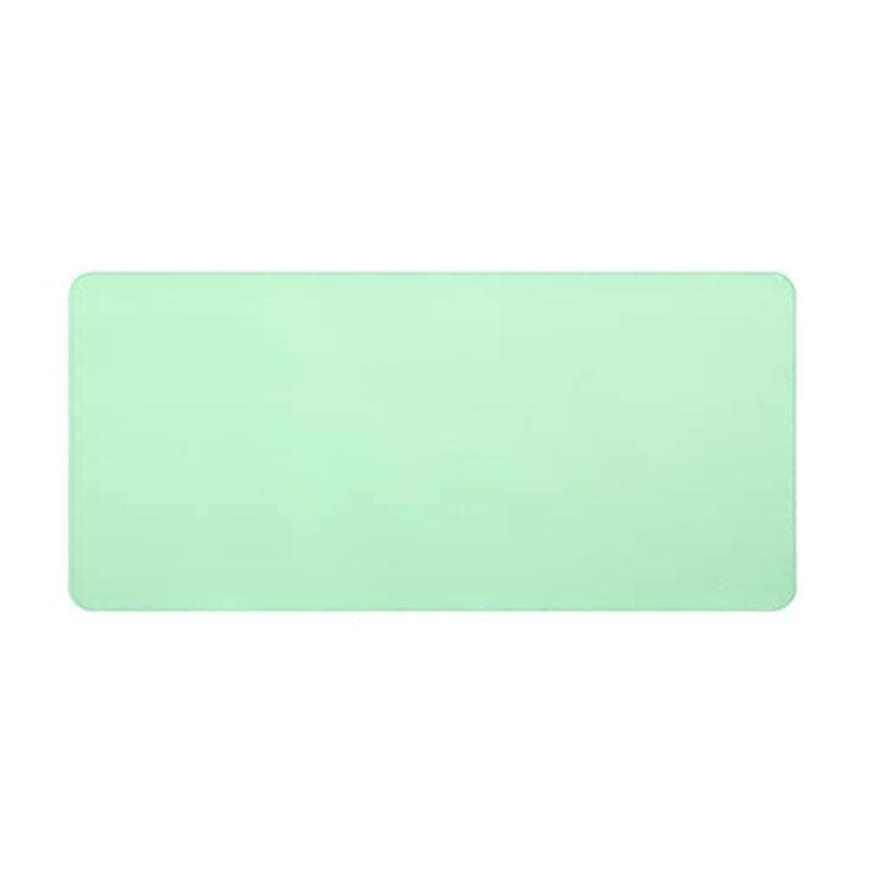 Large Leather Mouse Pad 80x40cm Desk Mat Gaming Extended Waterproof Anti Slip - Light Green