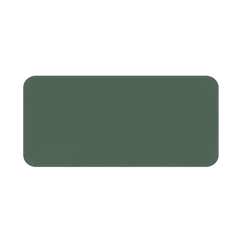 Large Leather Mouse Pad 80x40cm Desk Mat Gaming Extended Waterproof Anti Slip - Light Green