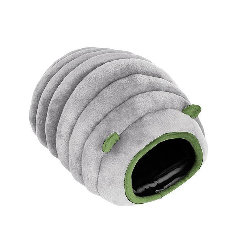 Soft Small Animal Guinea Pig Cozy Warm Pet Tent Hamster House Hideout Cave Bed - Green-Stump