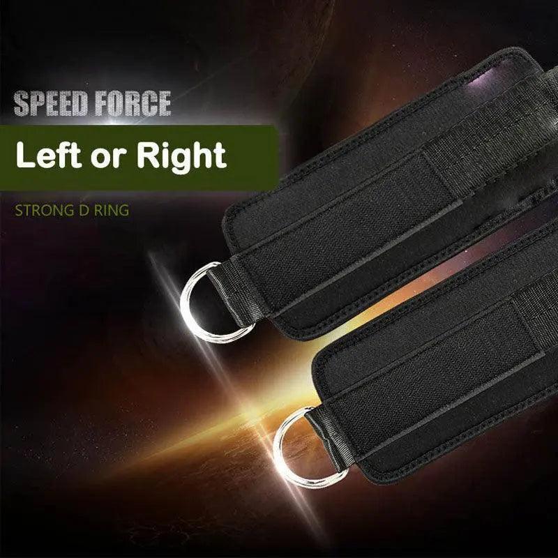 Aolikes Weight Lifting Ankle D-Ring Strap Cable Kickbacks Attachment Gym Leg - Right