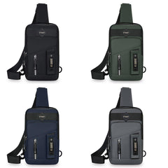 Casual Multifunctional Crossbody Bag for Men Travel Outdoor Hiking and Sports - Green
