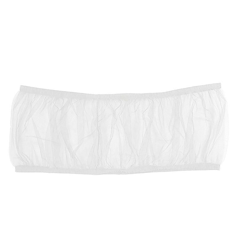 L Size Shell Skirt Mesh Cover Pet Bird Cage Guard Nylon Net Seed Catcher - White